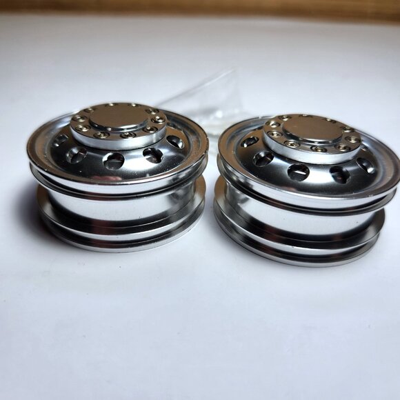 Grand Hauler RC Alloy Front Rims 1/14 scale CNC 1 Pair NEW - Picture 2 of 6